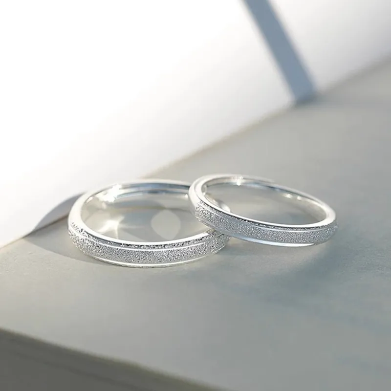 FBRUE 925 Sterling Silver Rings Unisex-6