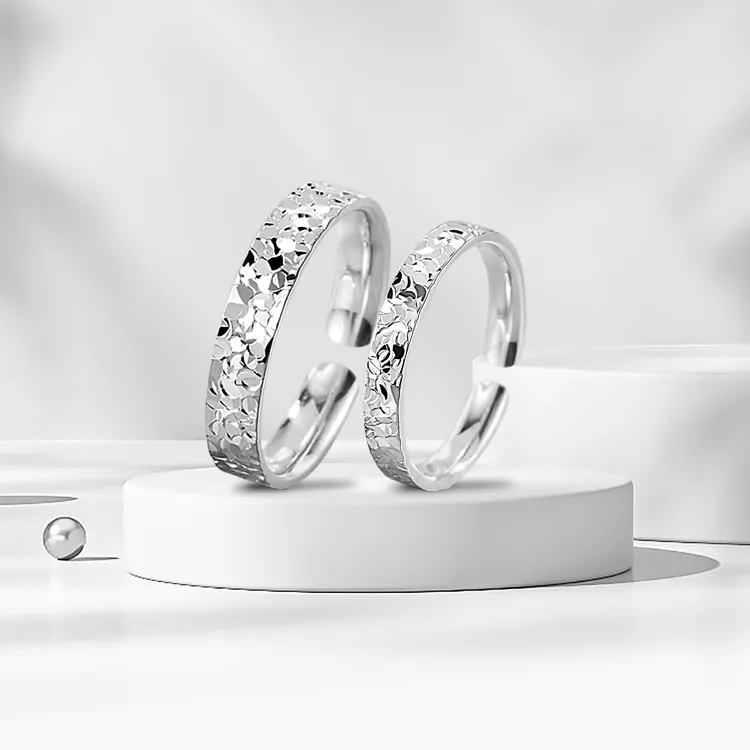 FBRUE S 999 Fine Silver Rings Unisex-13