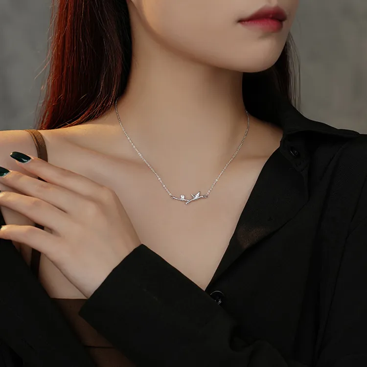 FBRUE S999 Silver Necklaces Women's-1