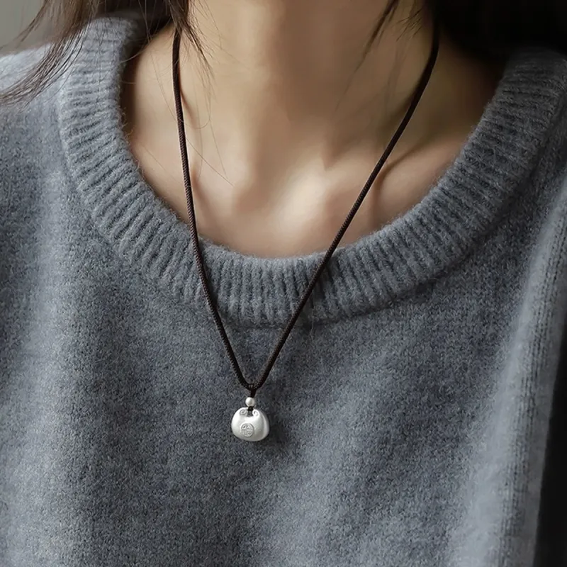 FBRUE 999 Fine Silver Necklaces Women's-3