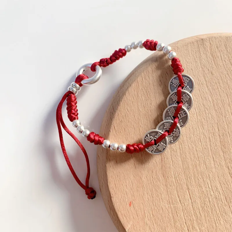 FBRUE 999 Fine Silver Bracelets Unisex-1