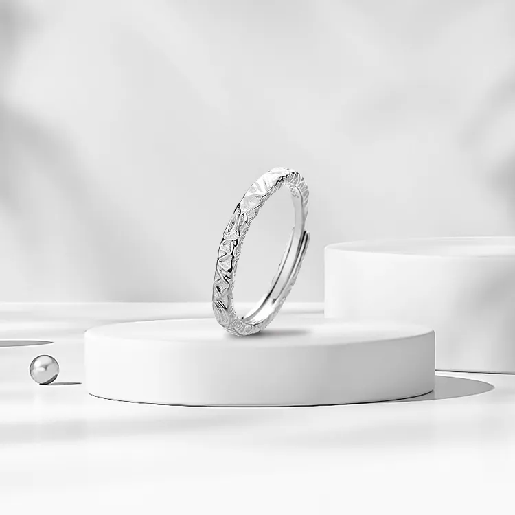FBRUE 999 Fine Silver Rings Unisex-1