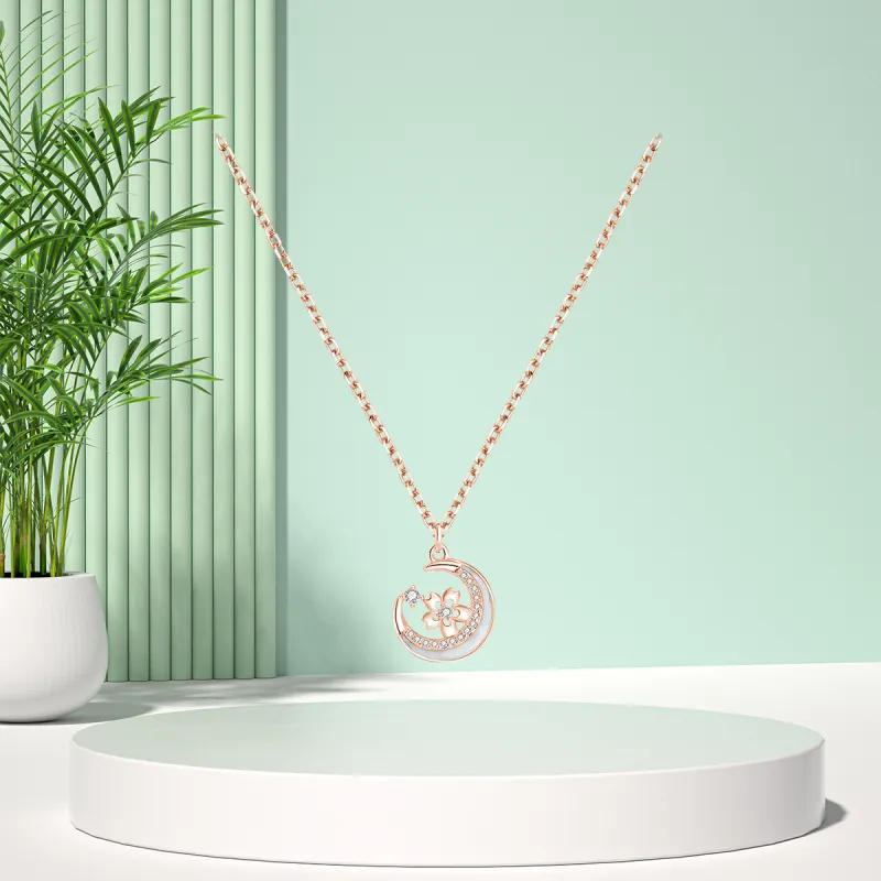 FBRUE 925 Sterling Silver Necklaces Women's-6