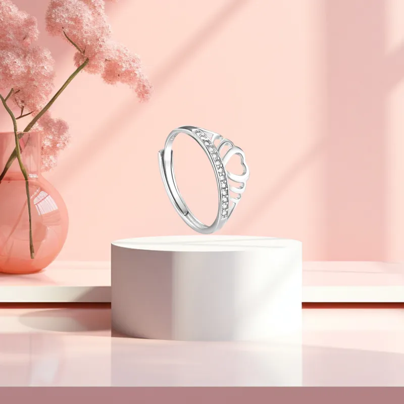 FBRUE 925 Sterling Silver Rings Unisex-2