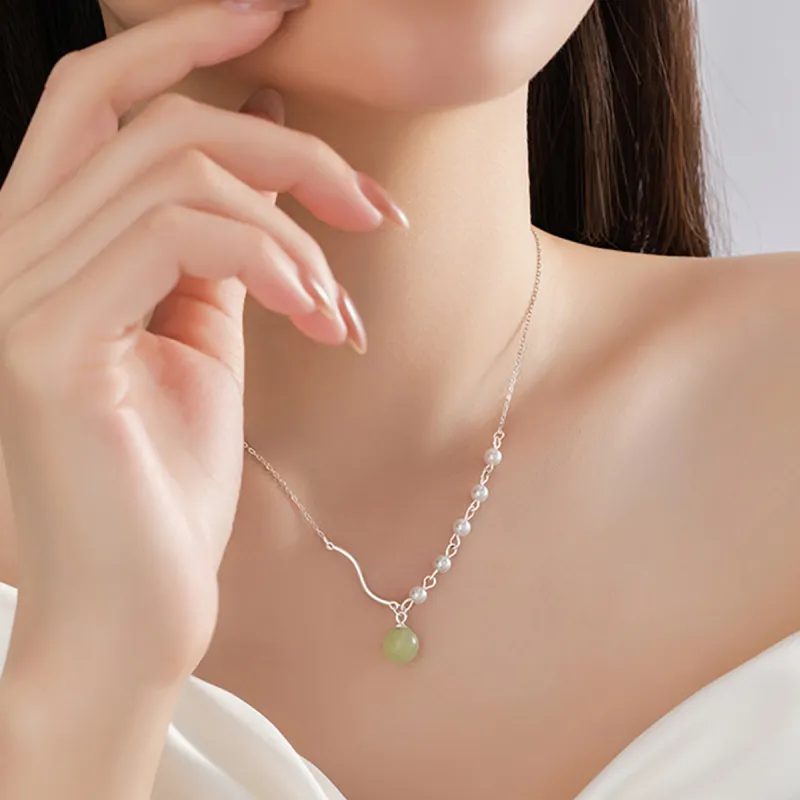 FBRUE 999 Fine Silver Necklaces Women's-1
