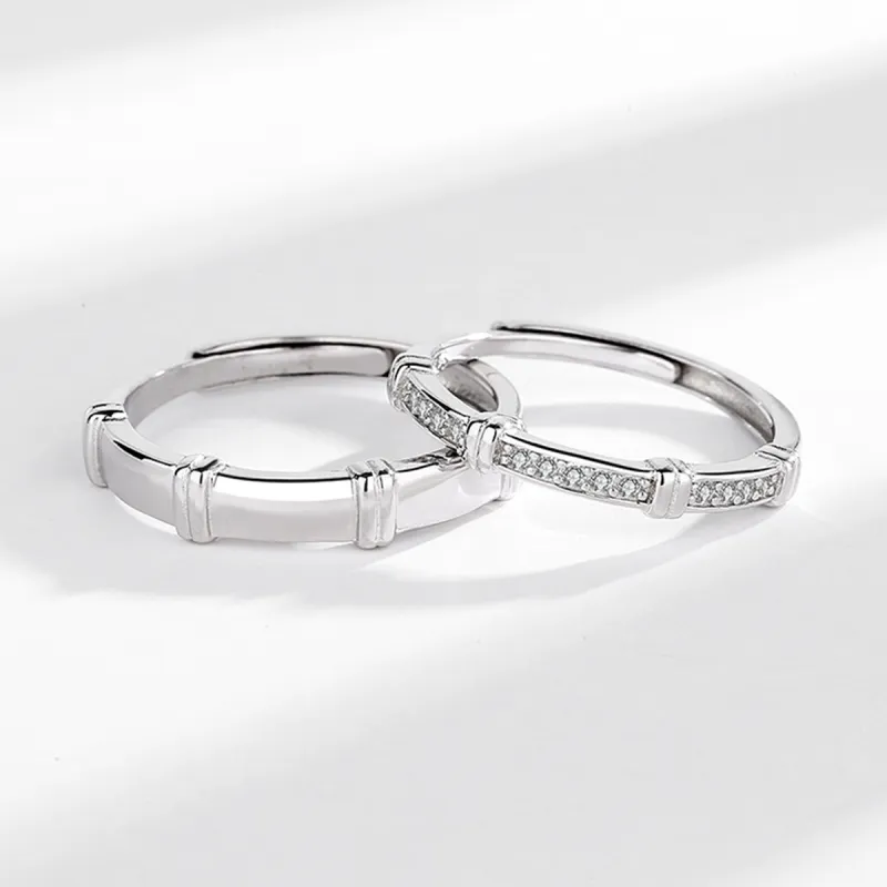 FBRUE 925 Sterling Silver Rings Unisex-4