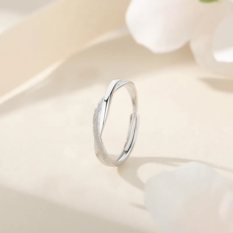 FBRUE S999 Fine Silver Rings Unisex White-5