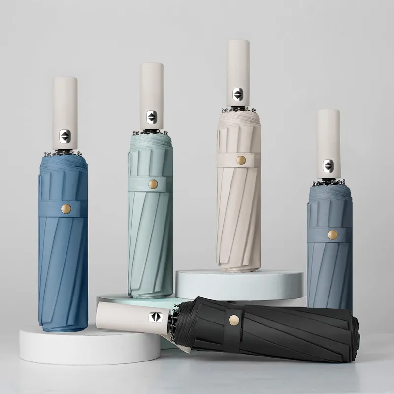 Lancitu Fully Automatic Umbrella Sun Protection Reinforced Sun Protection Sunny And Rainy Dual Use Folding Umbrella-14