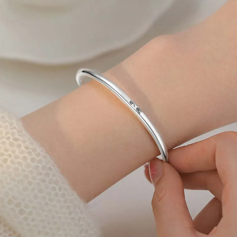 Danfu 999 Fine Silver Sterling Silver Bracelets Women's-1