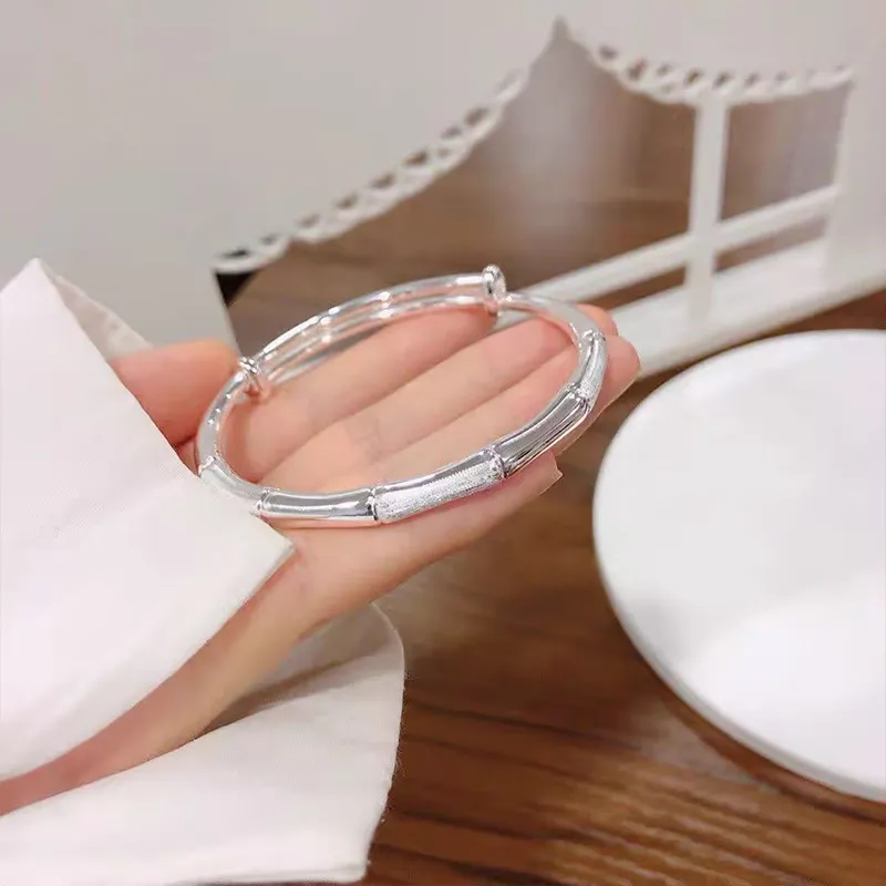 Danfu 999 Fine Silver Sterling Silver Bracelets Women's-2