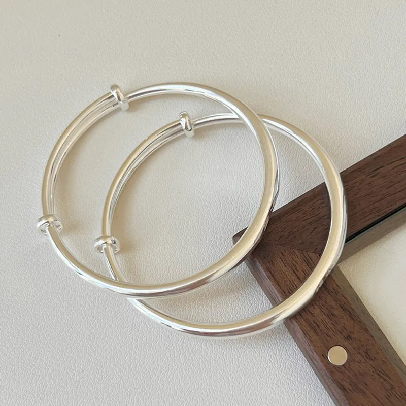 Danfu 999 Fine Silver Sterling Silver Bracelets Women's-3