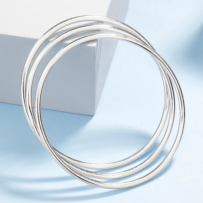 Danfu 999 Fine Silver Sterling Silver Bracelets Women's-1