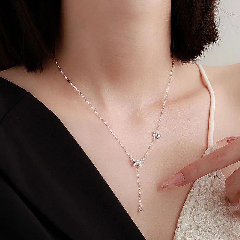 Danfu 999 Fine Silver Necklaces Women's-3