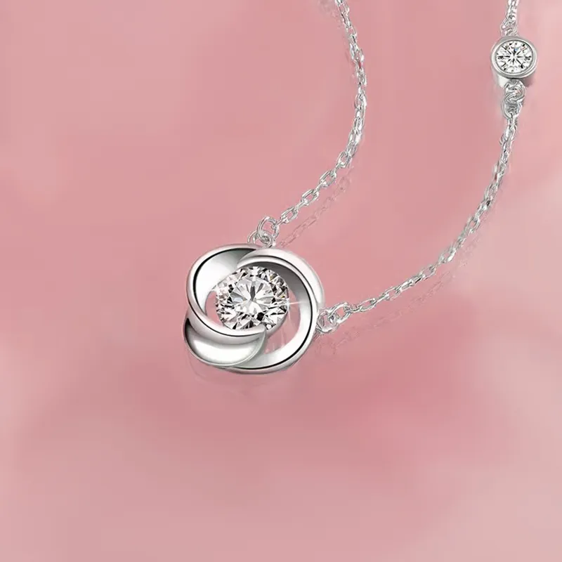 Danfu 999 Fine Silver Necklaces Women's-1