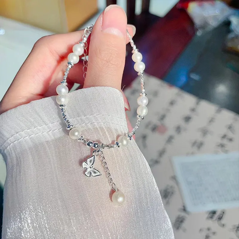 Danfu 925 Sterling Silver Bracelets Women's-1