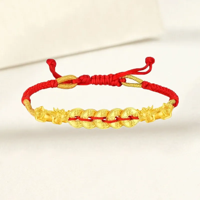 Danfu Gold Bracelet Unisex-2