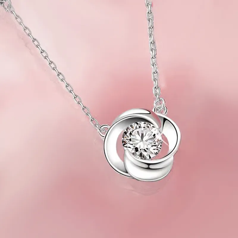 Danfu 999 Fine Silver Necklaces Women's-2