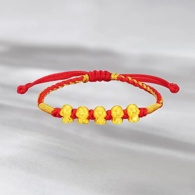 Danfu Gold Bracelet Unisex-2