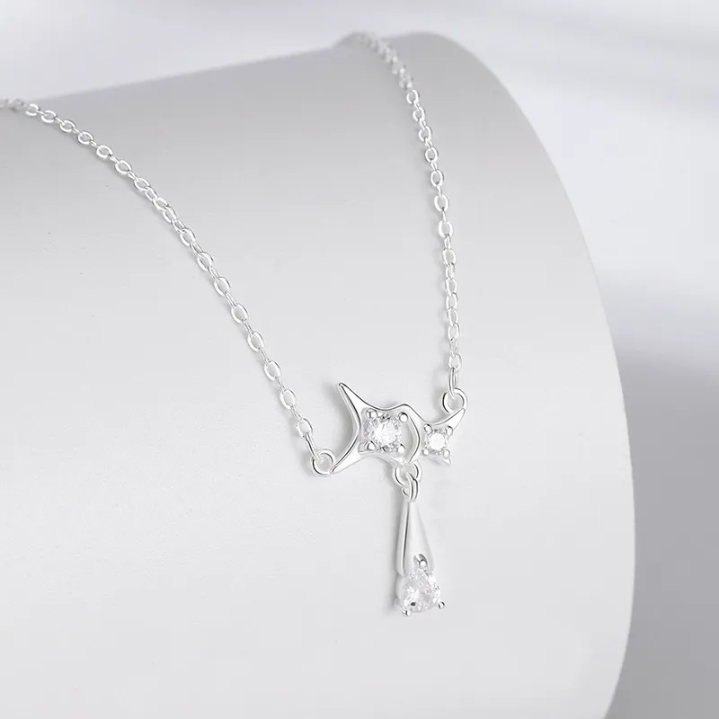 Danfu 999 Fine Silver Necklaces Women's-1