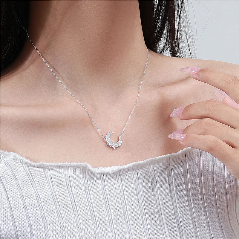 Danfu 999 Fine Silver Necklaces Women's-3