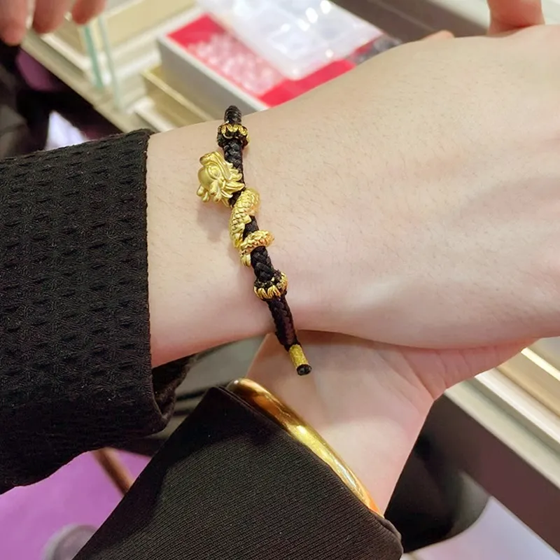 Danfu Gold Bracelet Women's-5