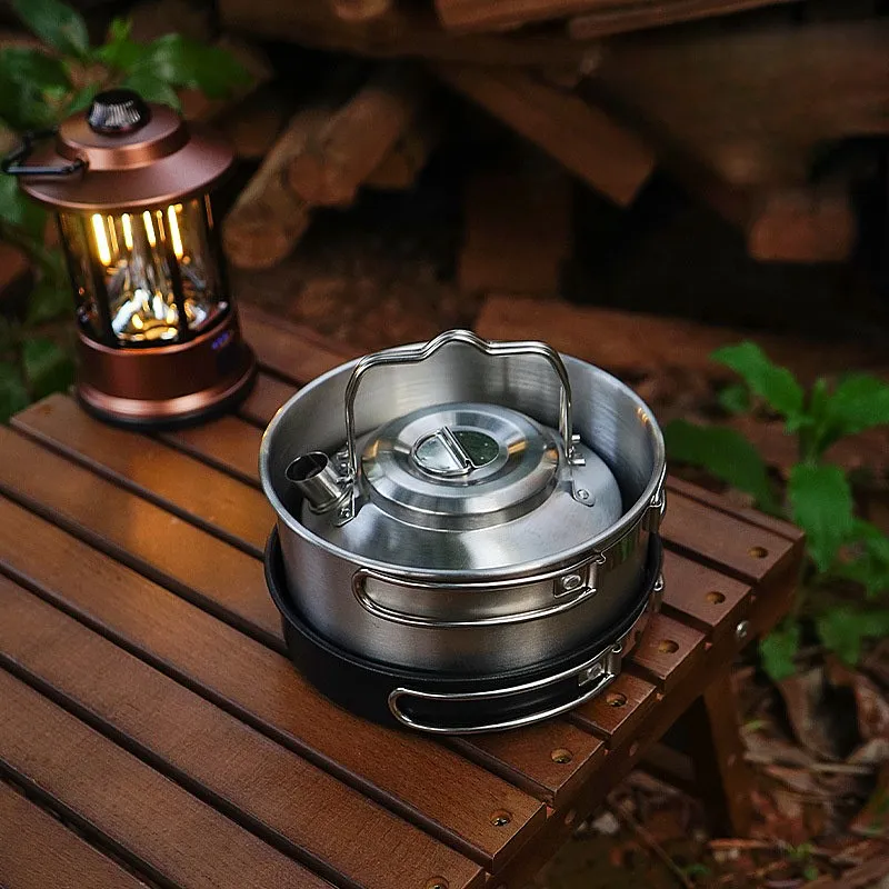 Mulan Brigade Outdoor Water Equipment Outdoor Water Bottle 900ml Stainless Steel-7