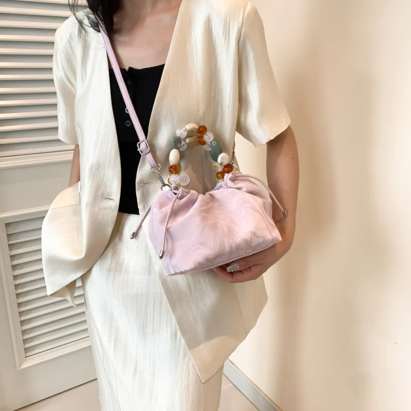 KARUISHA PU One Shoulder Handbag Women's Black/Silver/Pink/White-13