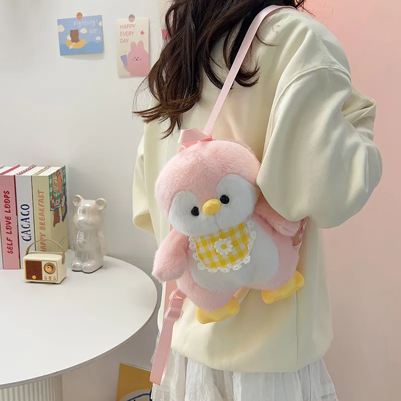 KARUISHA Plush Backpack Regular Women's Multicolor-12