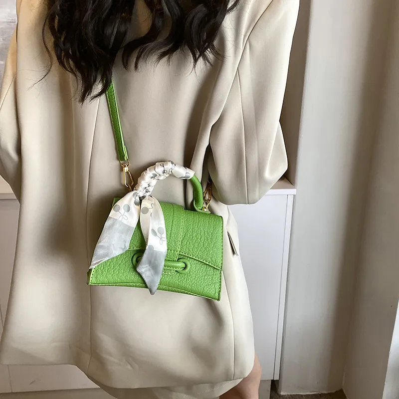 KARUISHA PU Shoulder Bag, Crossbody Bag, Handbag Women's Green/Ecru/Pink/Black-2