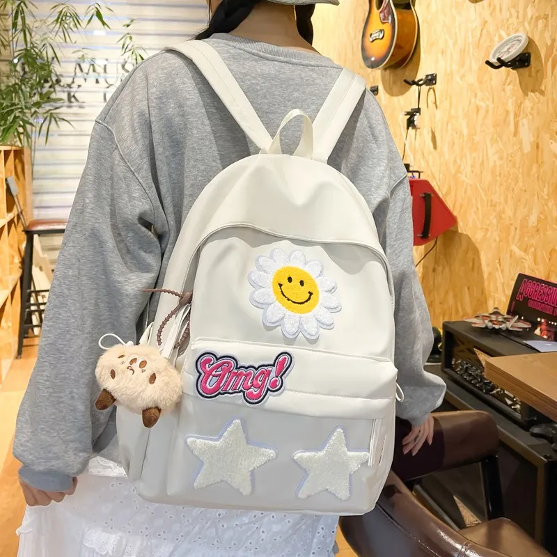 KARUISHA Composite Cloth Backpack Regular Women's Multicolor-11