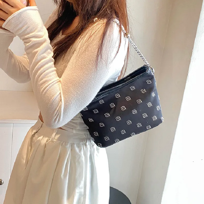 KARUISHA Denim Shoulder Bag Women's-3