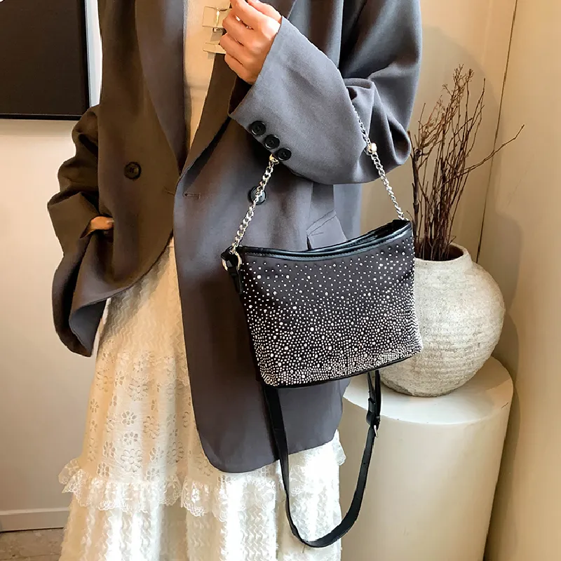 KARUISHA Denim Shoulder Bag Women's-9