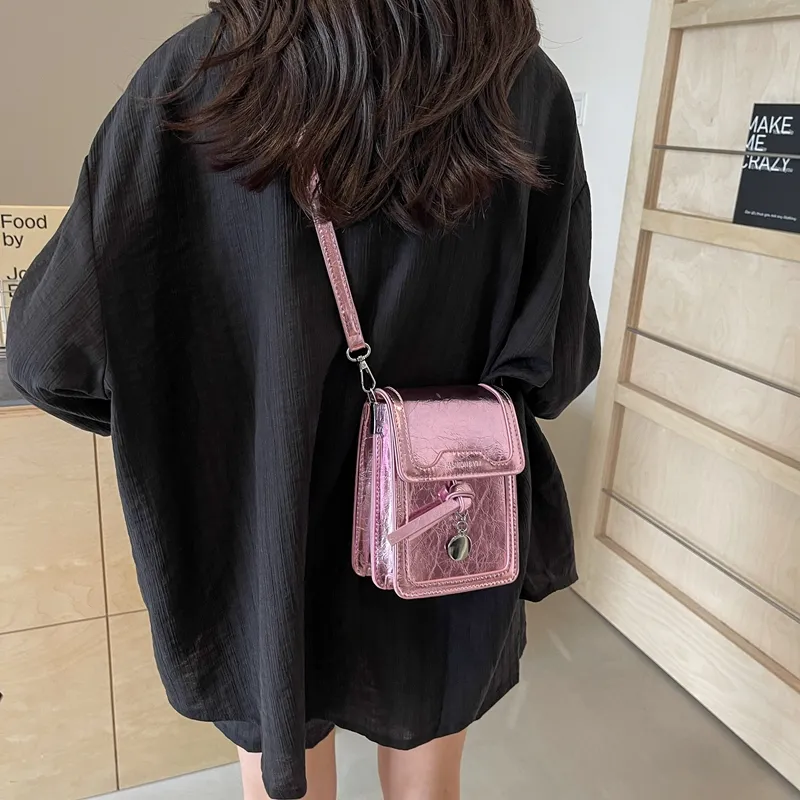 KARUISHA Pu Shoulder Bag, Crossbody Bag Regular Women's Silver/Black/White/Rose Gold-16