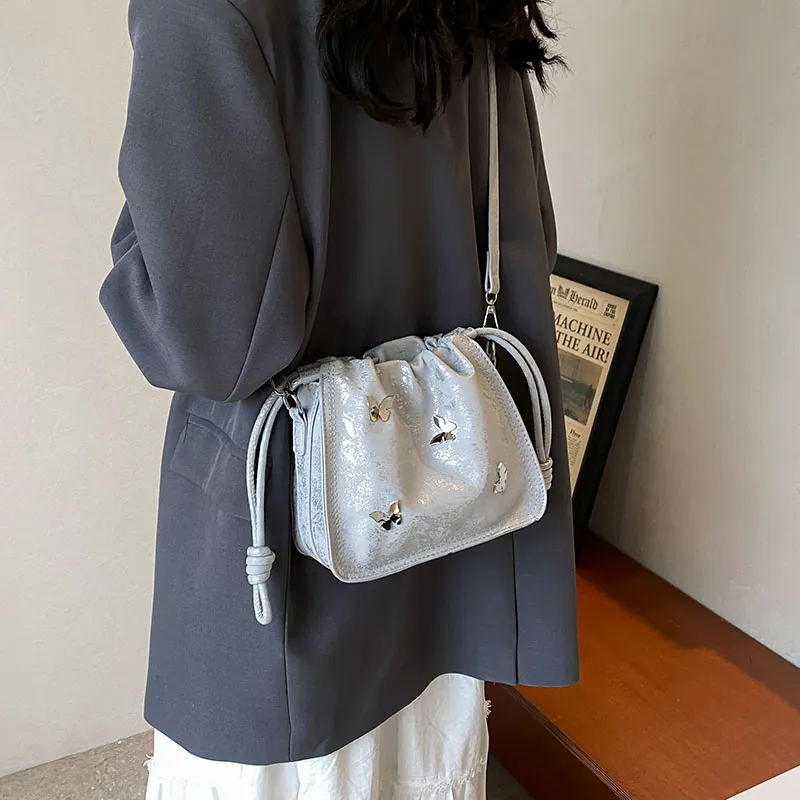 KARUISHA PU Crossbody Bag Shoulder Bag Women's White/Silver/Green/Black-5