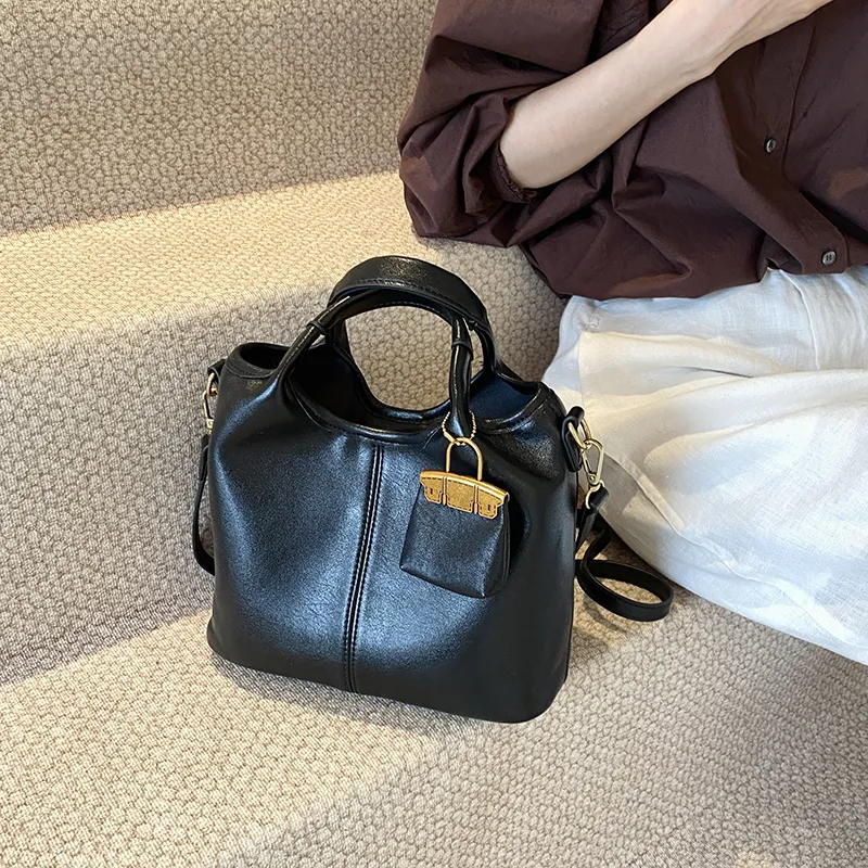 KARUISHA PU One Shoulder Handbags Women's Black/Coffee/Brown/Red-1