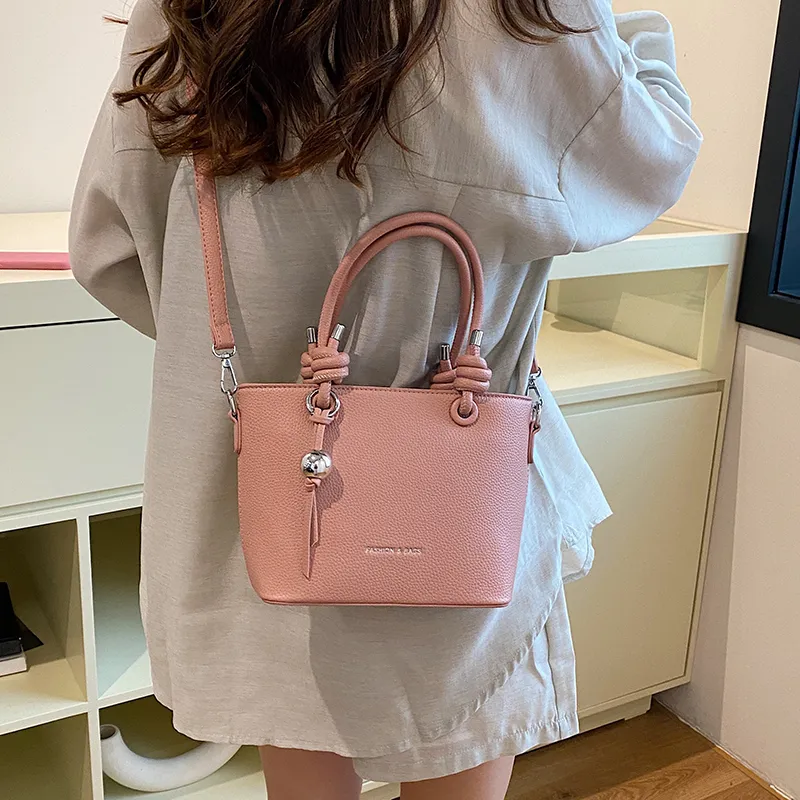 KARUISHA PU One Shoulder Handbag Women's White/Brown/Black/Caramel/Pink/Khaki-18