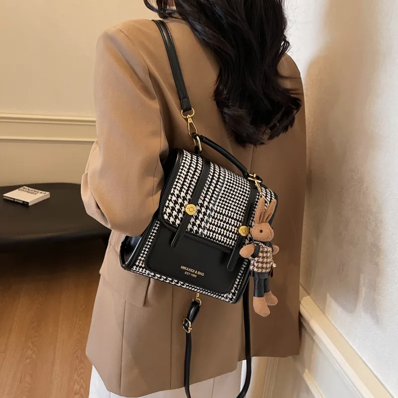 KARUISHA PU One Shoulder Crossbody Backpack Women's Multicolor-10