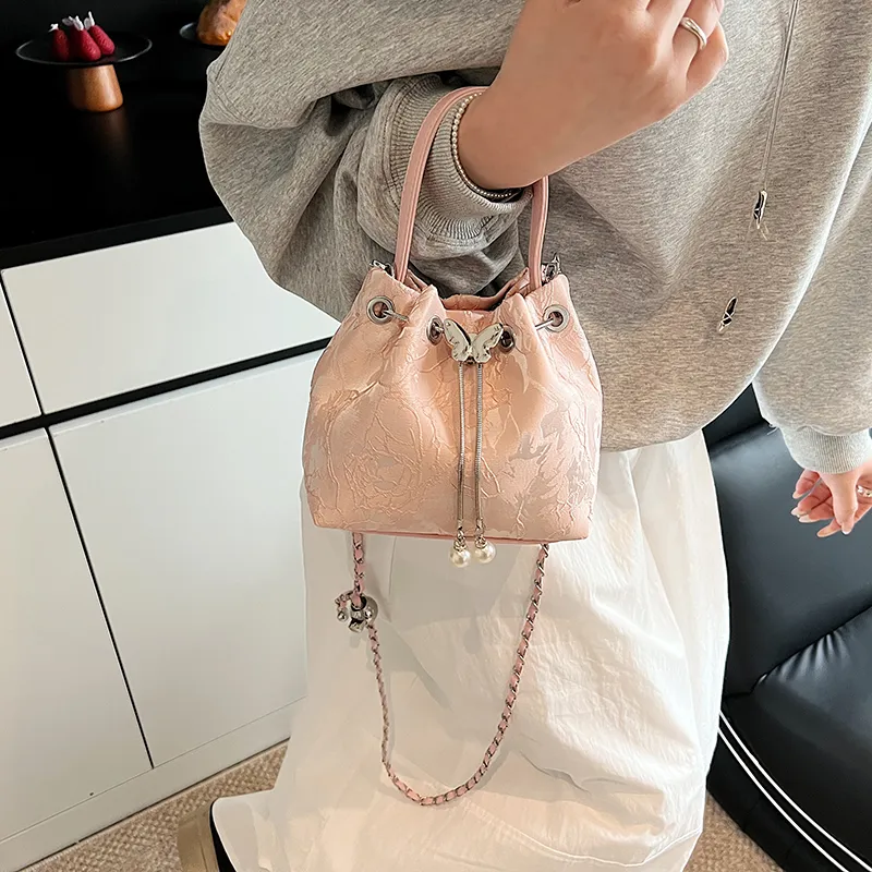 KARUISHA PU Shoulder Bag, Crossbody Bag, Handbag Women's White/Pink/Blue/Black-5