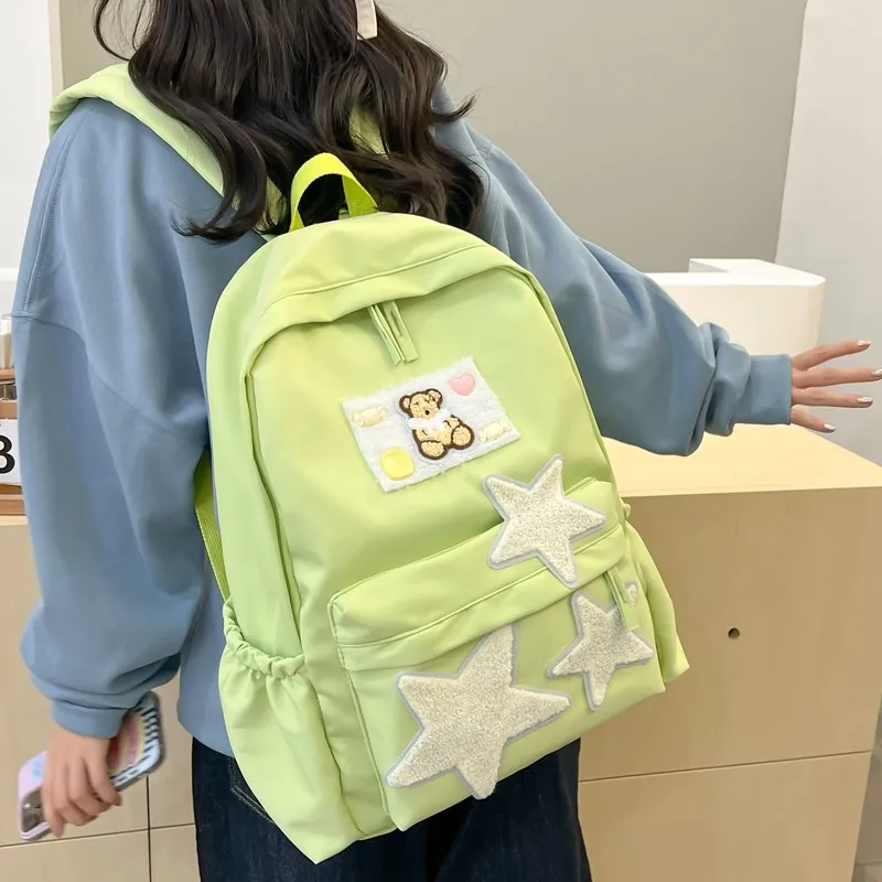 MOM'S HELPER Composite Cloth Backpack Women's Multicolor-10