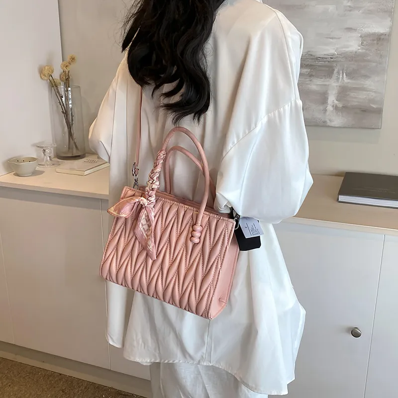 KARUISHA PU Shoulder Bag Crossbody Bag Handbag Regular Women's Pink/Khaki/Brown/Green/White/Black-6