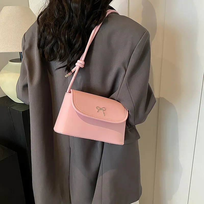 KARUISHA PU Shoulder Bag Women's White/Silver/Brown/Black/Pink-18