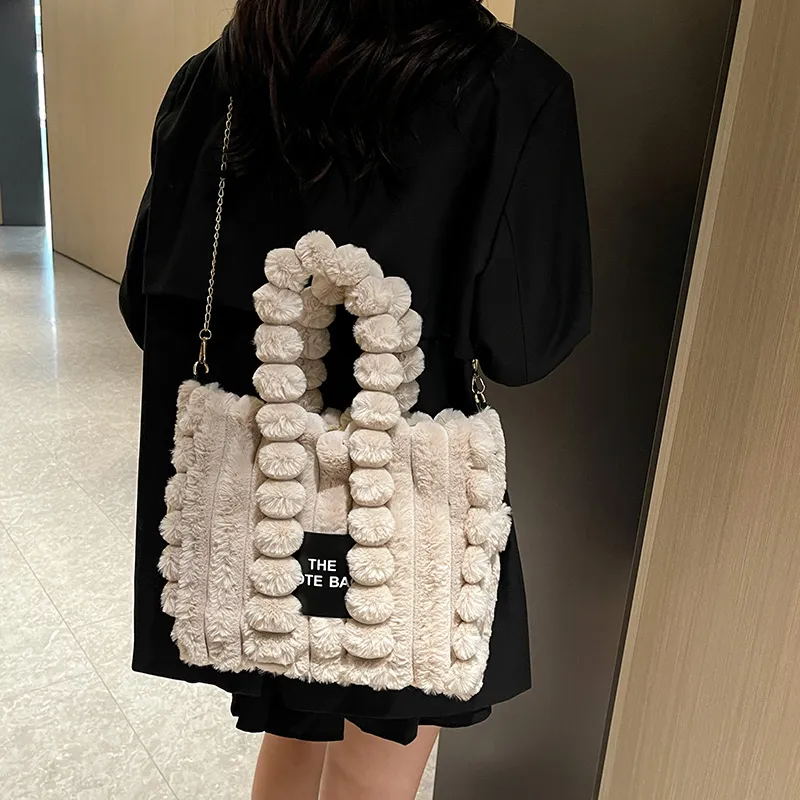 KARUISHA Plush One Shoulder Handbags Regular Women's Multicolor-16