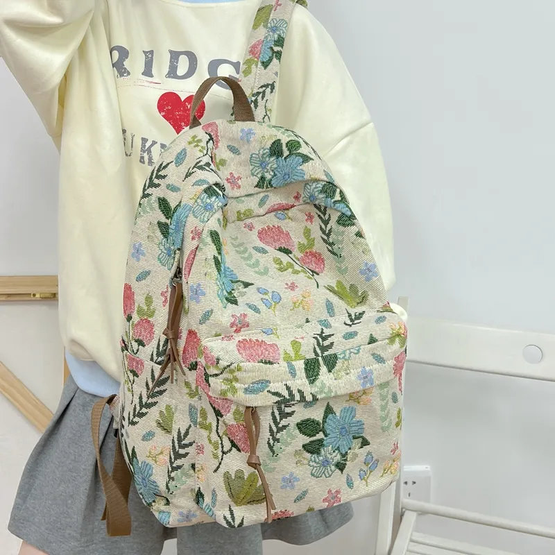 KARUISHA Nylon Backpack Women's Multicolor-4
