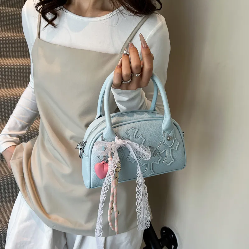 KARUISHA PU Shoulder Bag, Crossbody Bag, Handbag Women's White/Khaki/Pink/Blue/Black-13