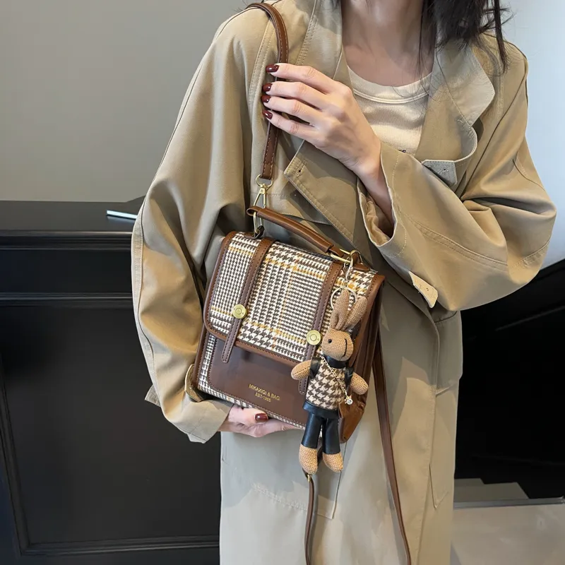 KARUISHA PU One Shoulder Crossbody Backpack Women's Multicolor-22
