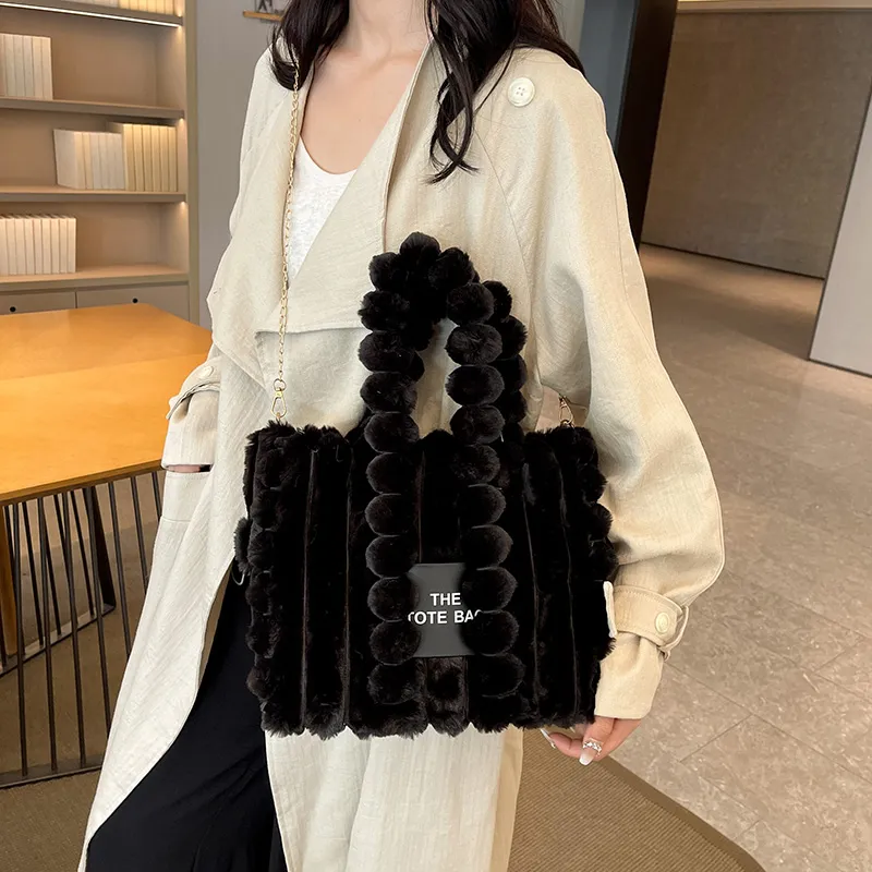 KARUISHA Plush One Shoulder Handbags Regular Women's Multicolor-20