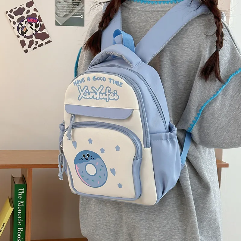 KARUISHA Nylon Backpack Large Size Unisex Multicolor-7