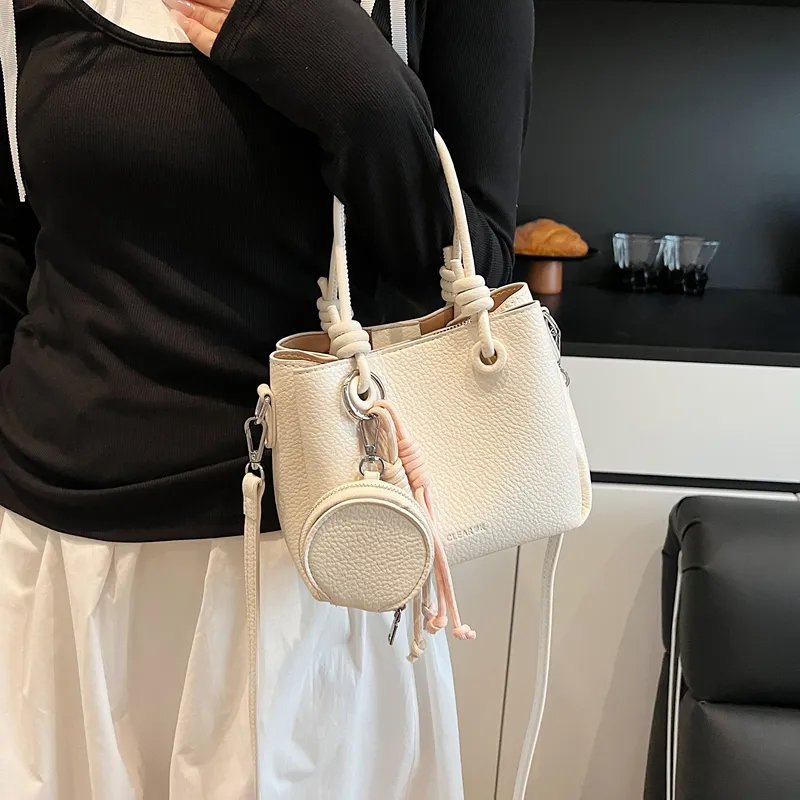 KARUISHA PU Handbag Women's White/Light Blue/Pink/Black-1