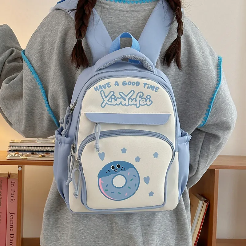 KARUISHA Nylon Backpack Large Size Unisex Multicolor-8