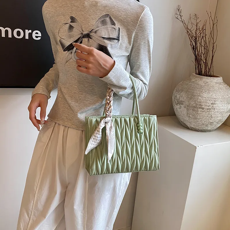 KARUISHA PU Shoulder Bag Crossbody Bag Handbag Regular Women's Pink/Khaki/Brown/Green/White/Black-18